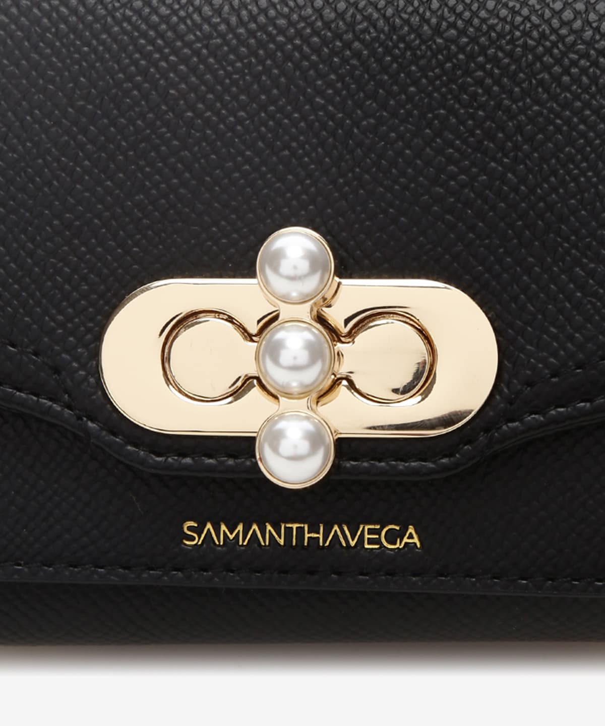 3連パール折財布(FREE ブラック): SAMANTHAVEGAサマンサタバサ公式