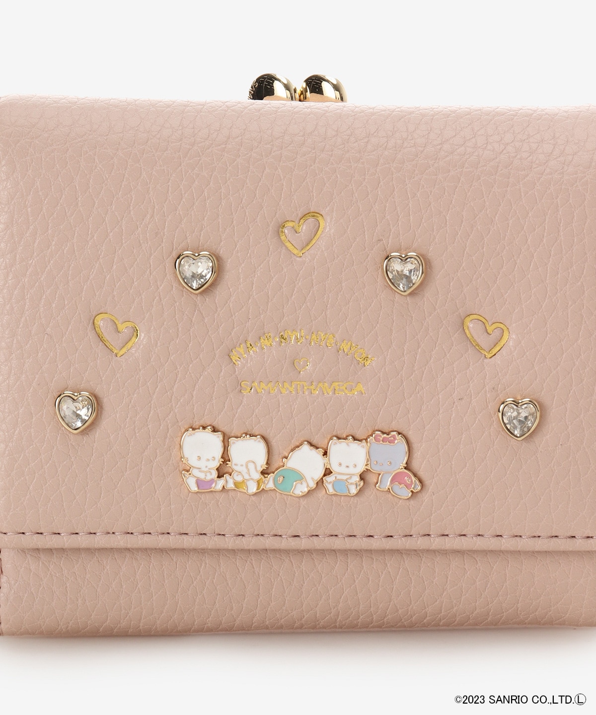 ニャニィニュニェニョンコレクション】ビジュー折財布(FREE