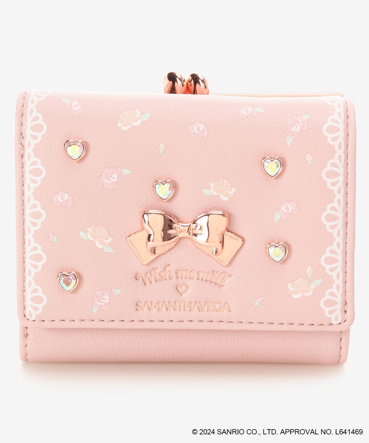 【ウィッシュミーメルコレクション】ビジュー折財布