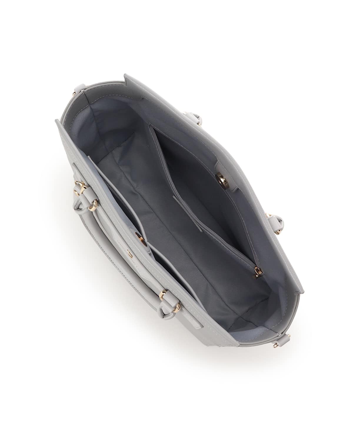 スムースBOX型ハンドバッグ