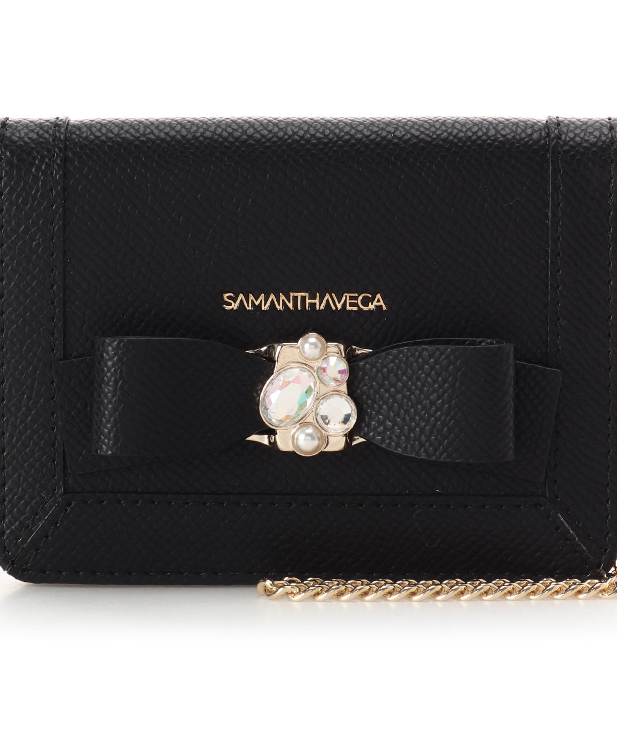 ジュエルリボンパスケース(FREE ブラック): SAMANTHAVEGA