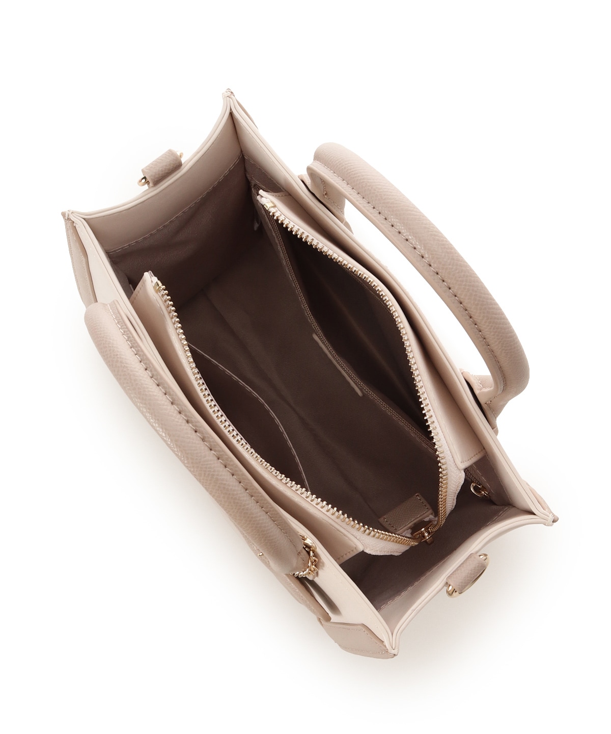 リボンチャーム付きスクエアバッグ