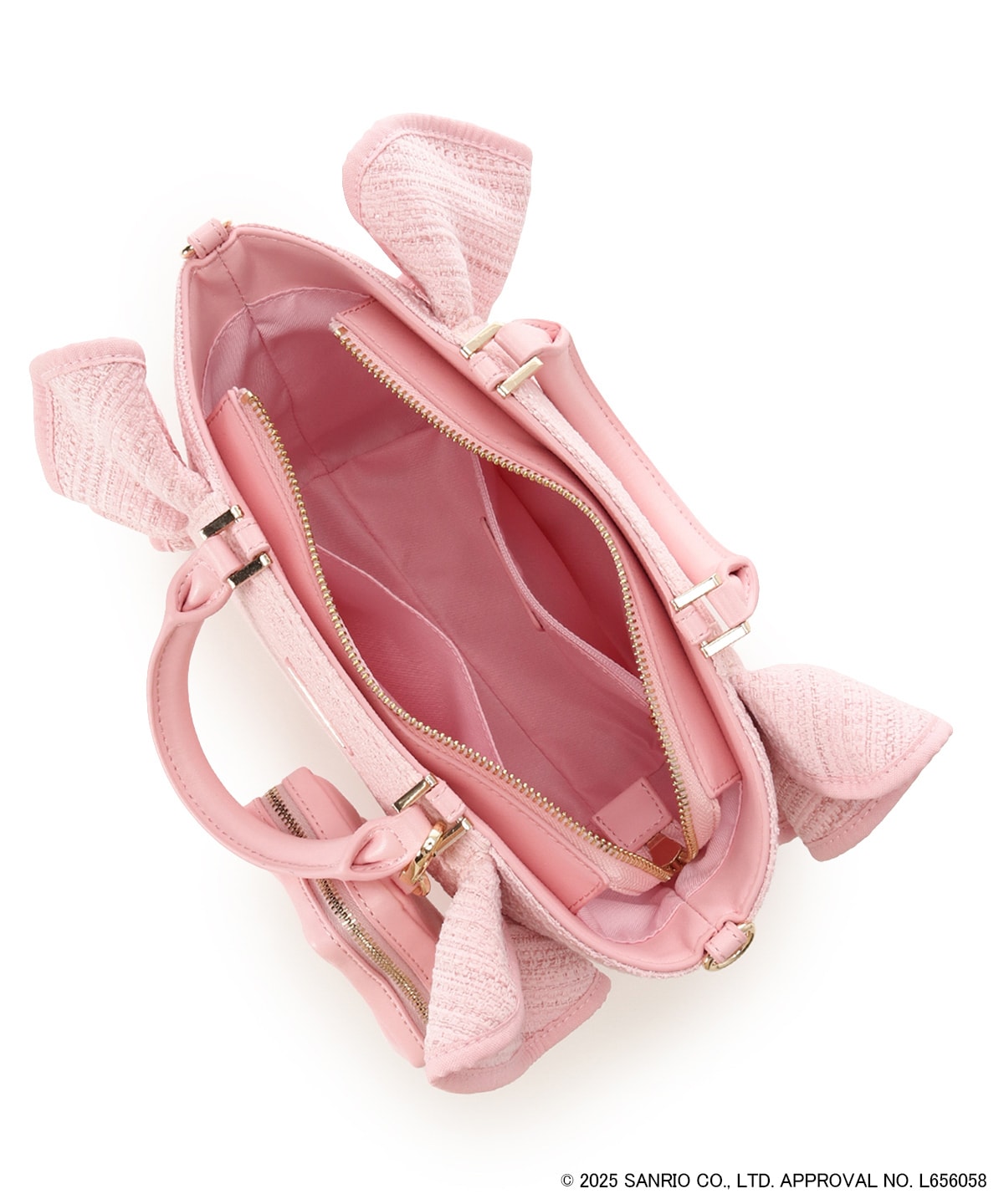 『リトルツインスターズ』(キキ&ララ)フリルハンドバッグ