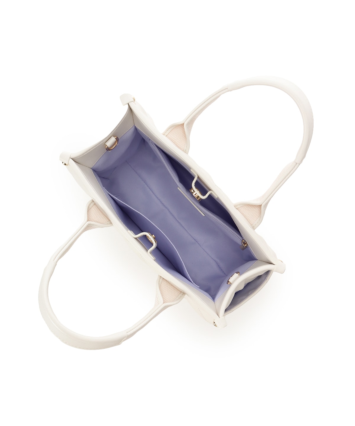 ロゴテープビジューハンドバッグ