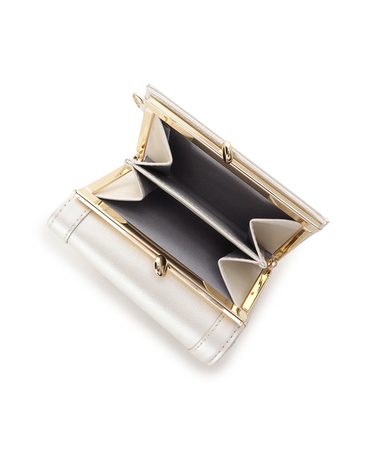 [Holiday Collection]パールカラージュエルリボン折財布