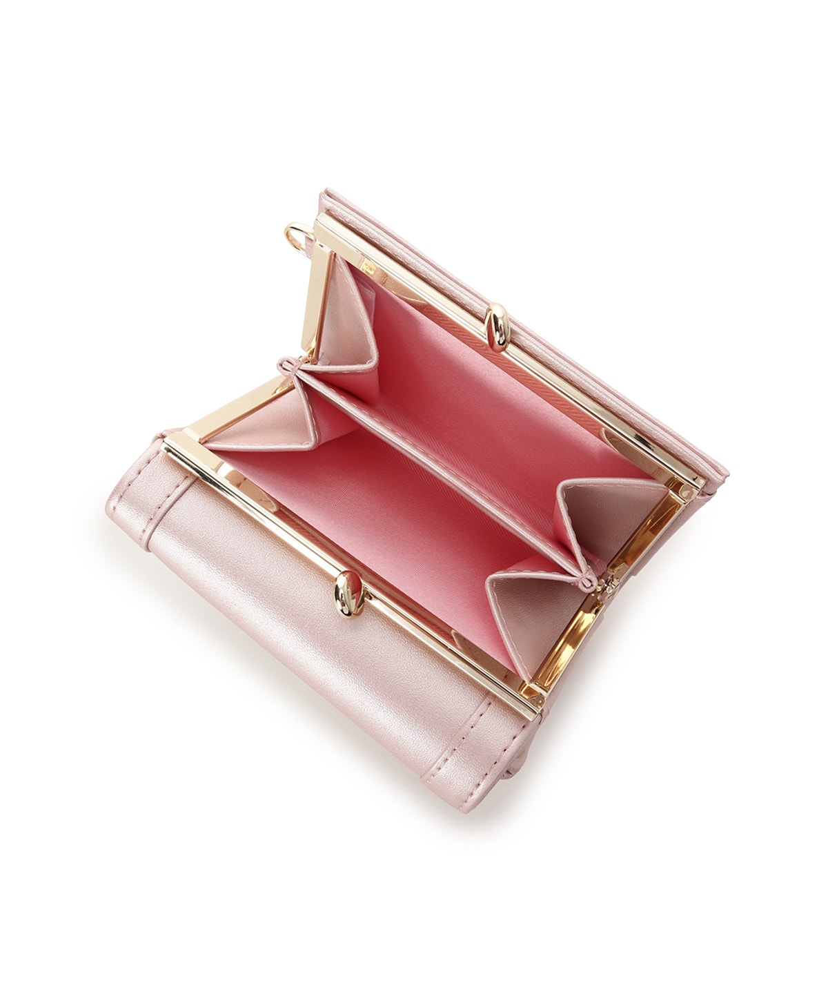 [Holiday Collection]パールカラージュエルリボン折財布