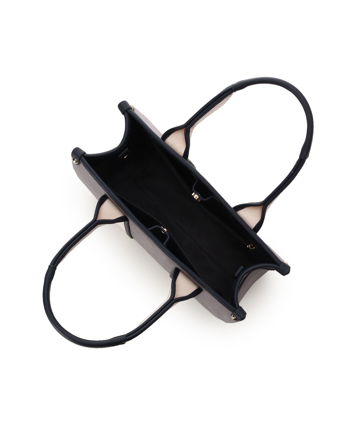 新色ロゴテープキャンバスハンドバッグ（小）