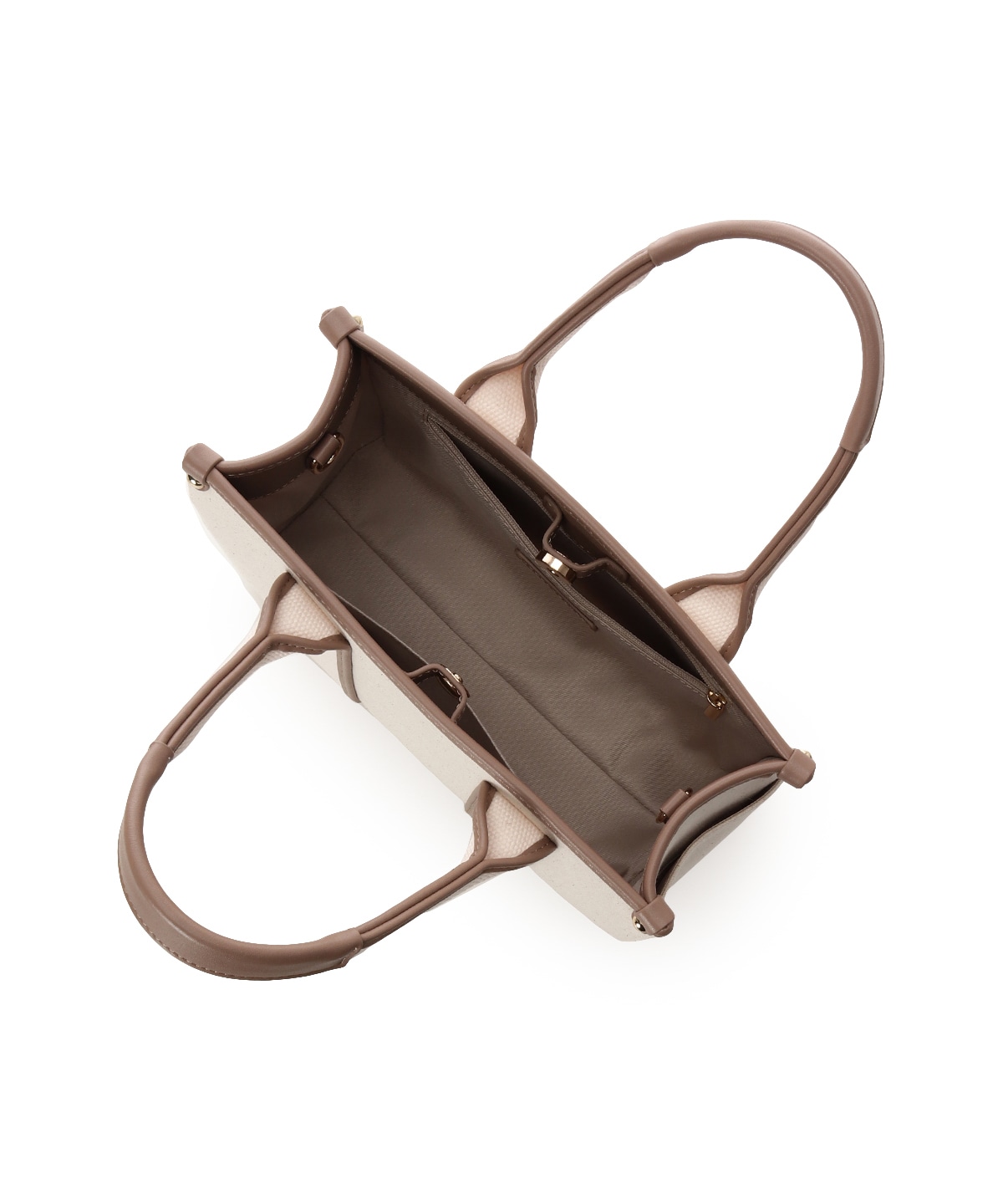 新色ロゴテープキャンバスハンドバッグ（小）