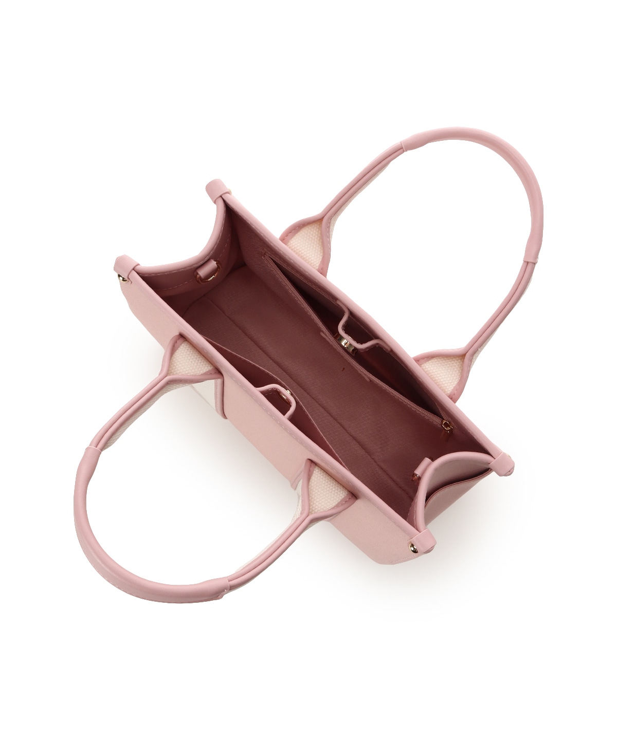 新色ロゴテープキャンバスハンドバッグ（小）