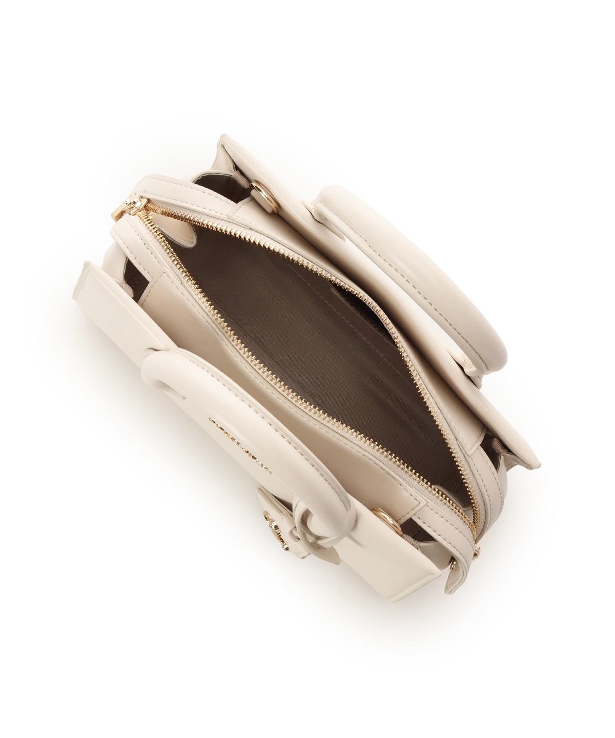 ロゴ金具ショルダーバッグ