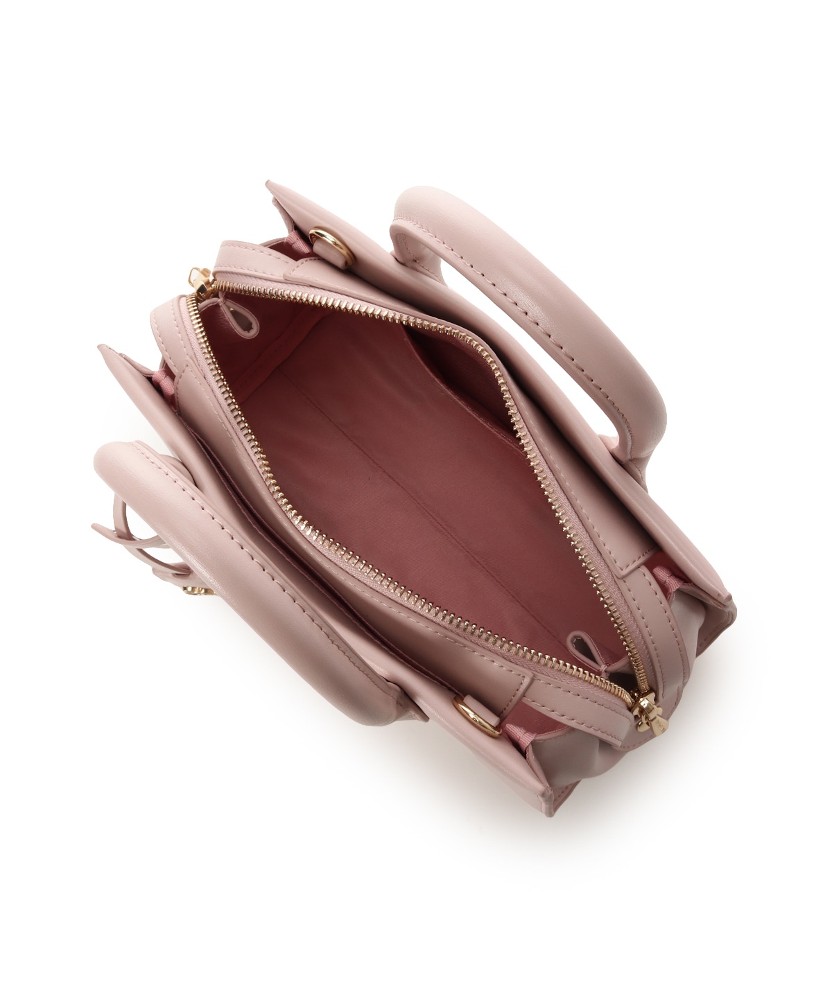 ロゴ金具ショルダーバッグ