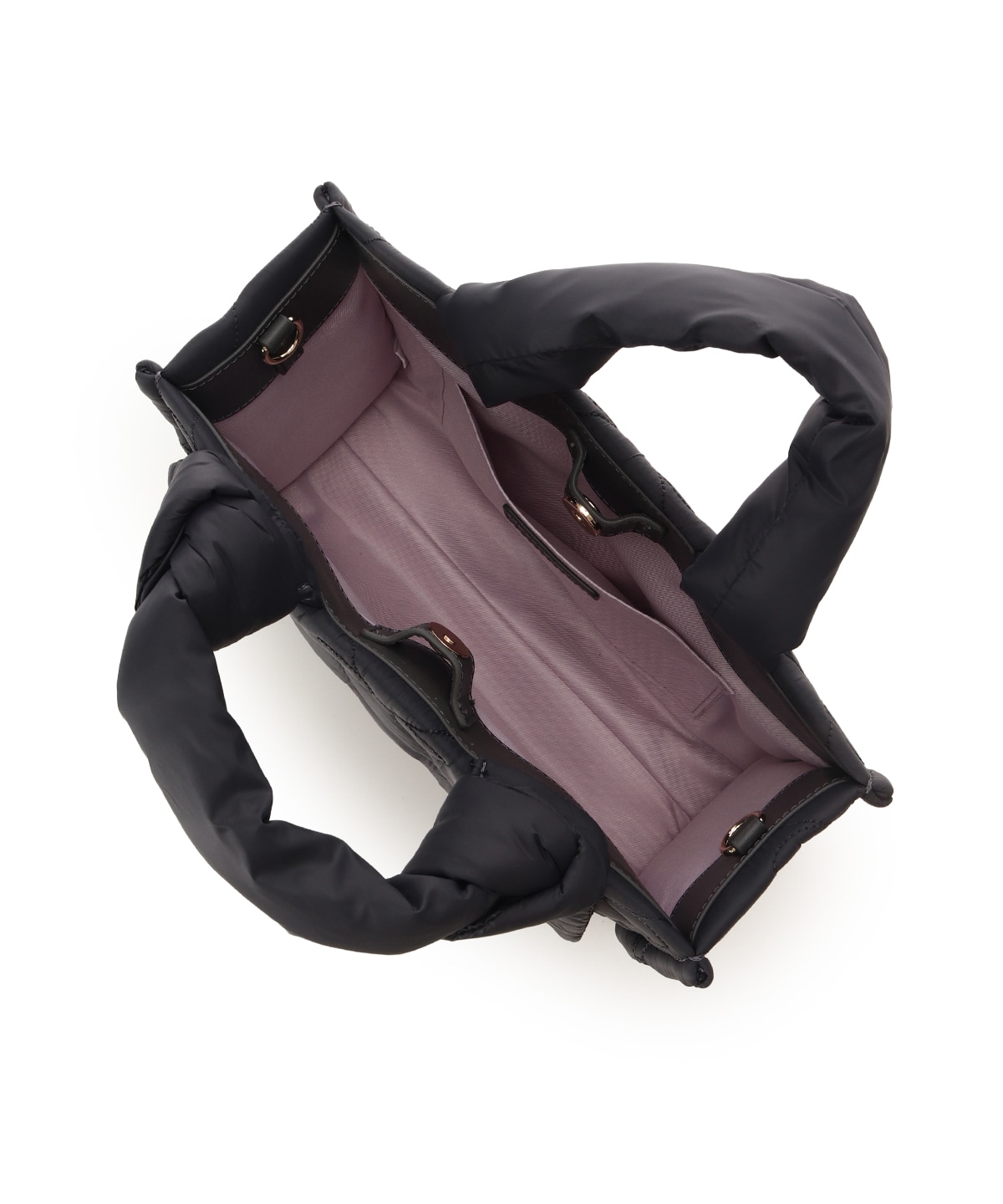 リボンキルティングハンドバッグ