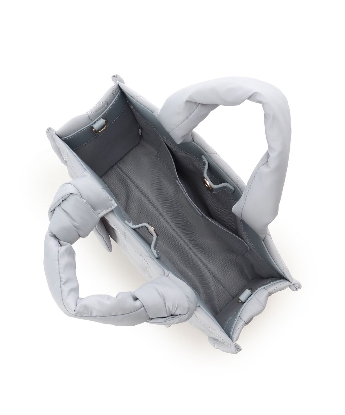 リボンキルティングハンドバッグ