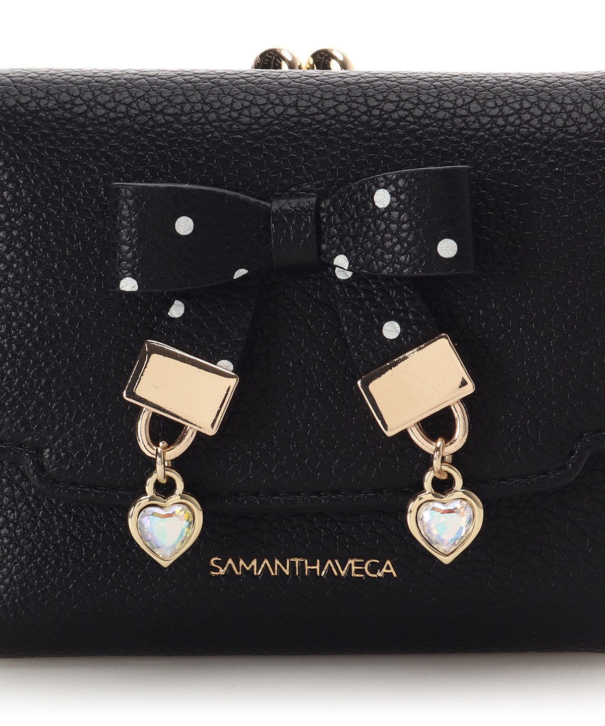 ハートドット折財布