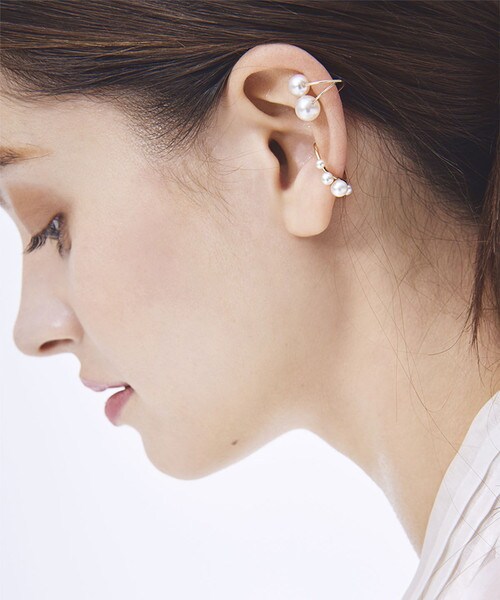 パールイヤーカフ Free K10 イエロー Samantha Tiaraサマンサタバサグループ 公式オンラインショップ