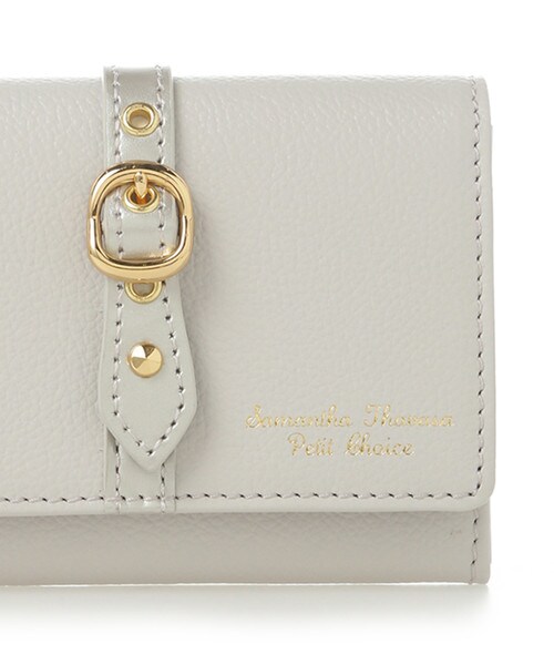 ベルトモチーフ がま口シリーズ パス名刺ケース Free シルバー Samantha Thavasa Petit Choiceサマンサタバサ グループ 公式オンラインショップ