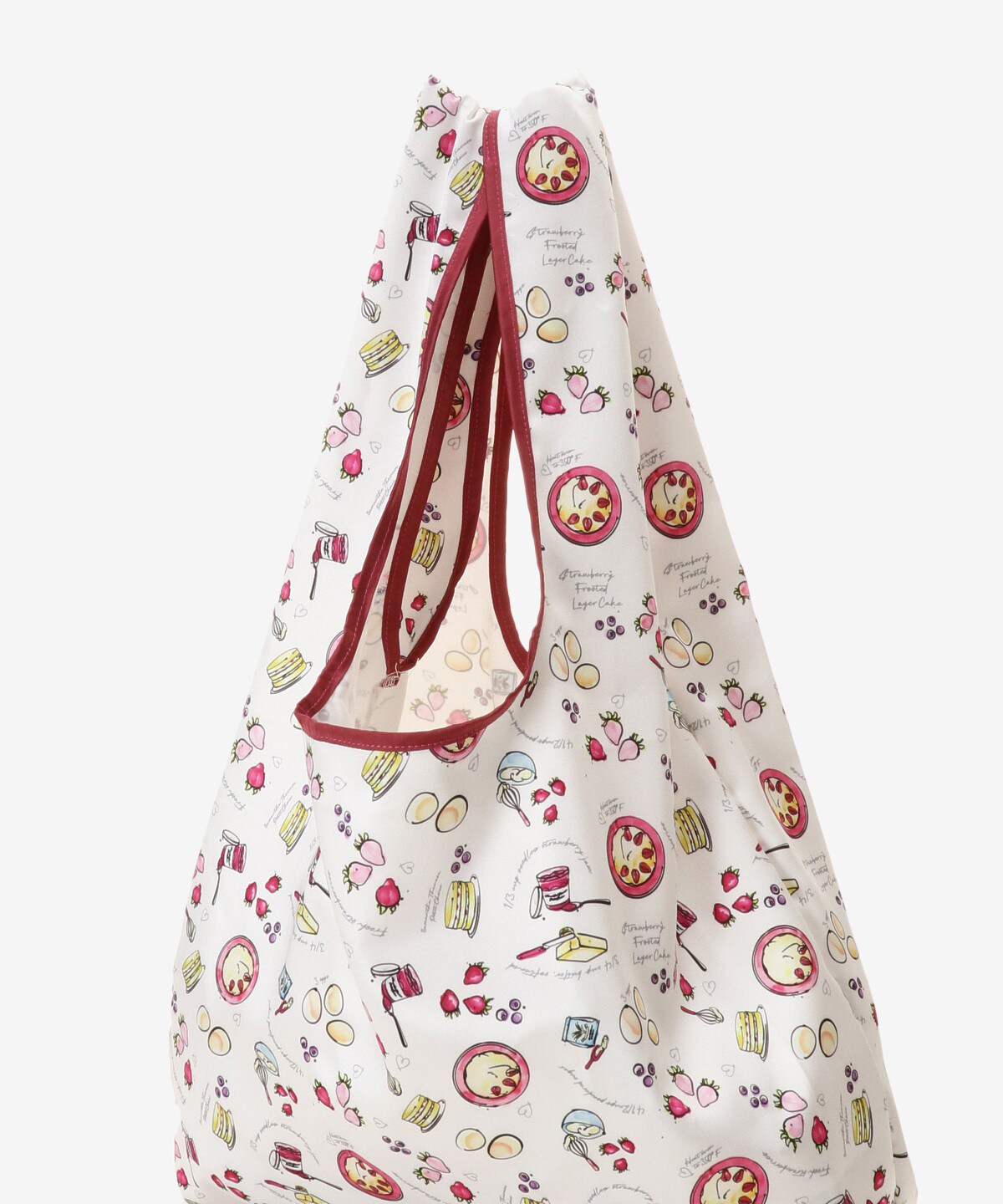 パティスリー シリーズ エコバッグ 収納ポーチ付き Free ホワイト Samantha Thavasa Petit Choiceサマンサタバサグループ 公式オンラインショップ