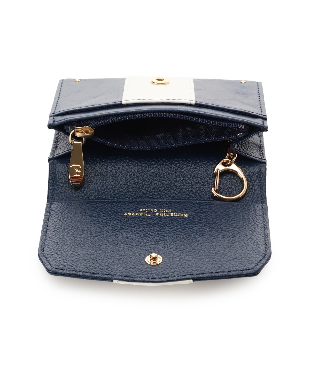 バイカラープルアップレザー マルチケース