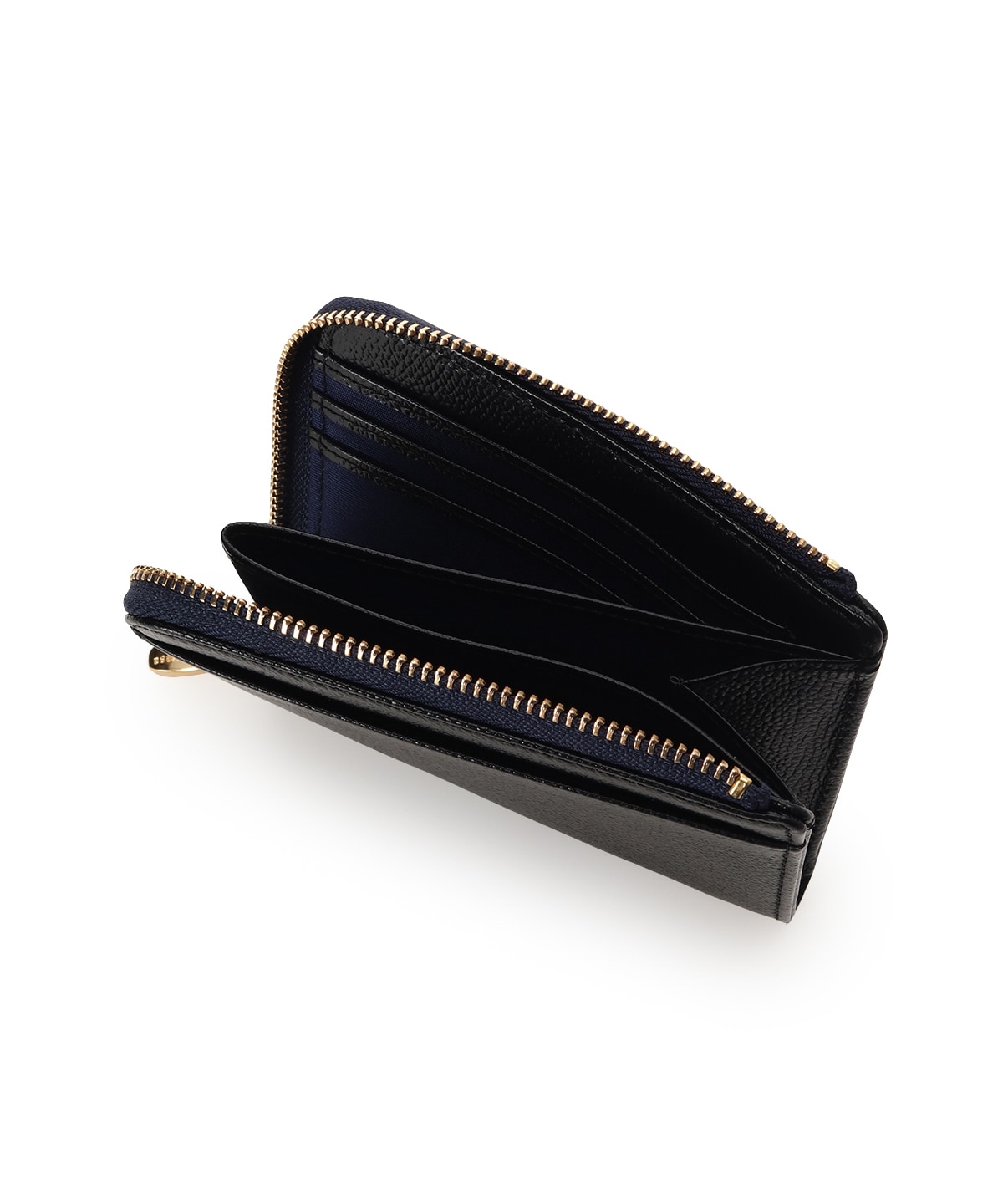 シンプルL字ファスナー 折財布