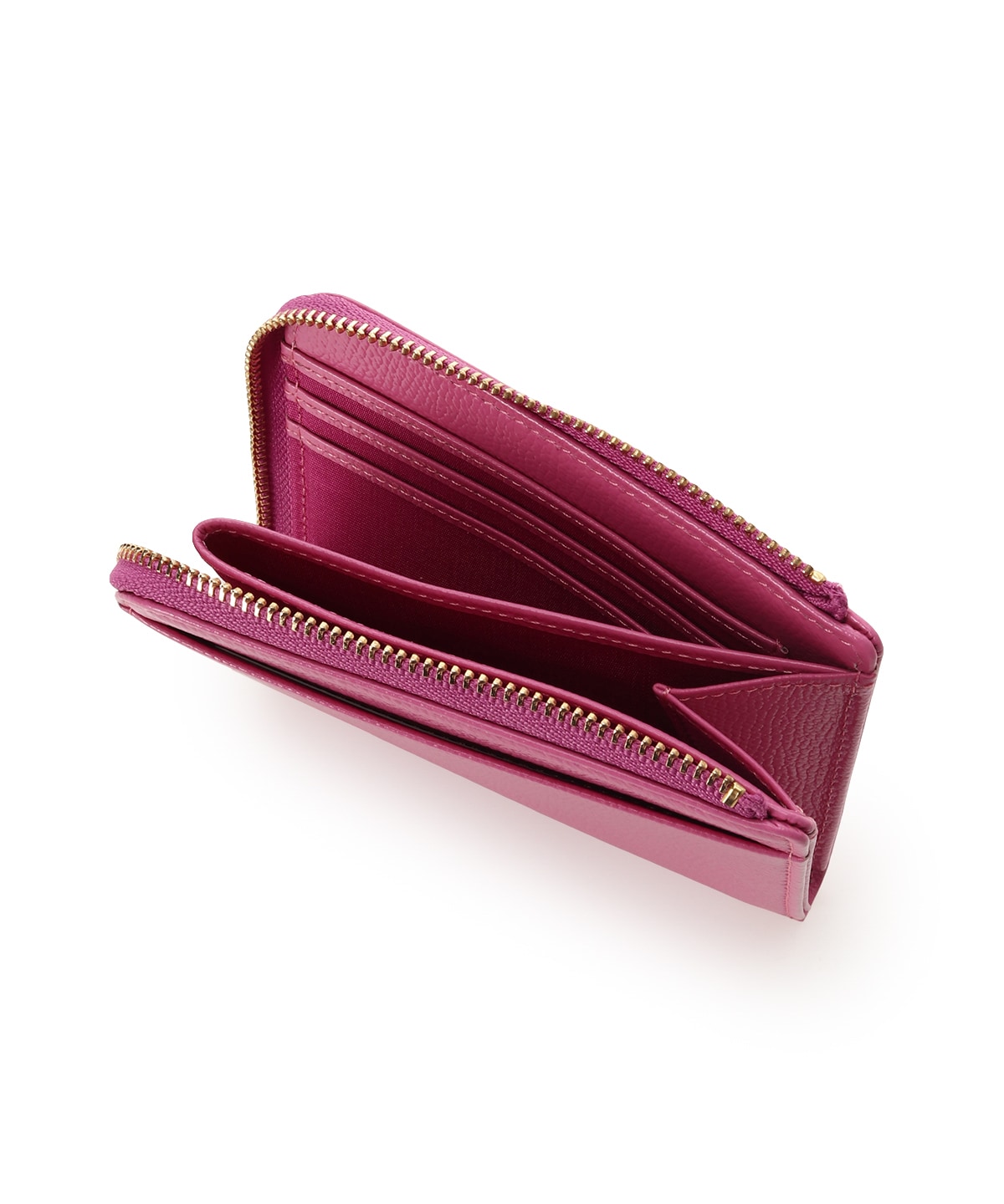 シンプルL字ファスナー 折財布