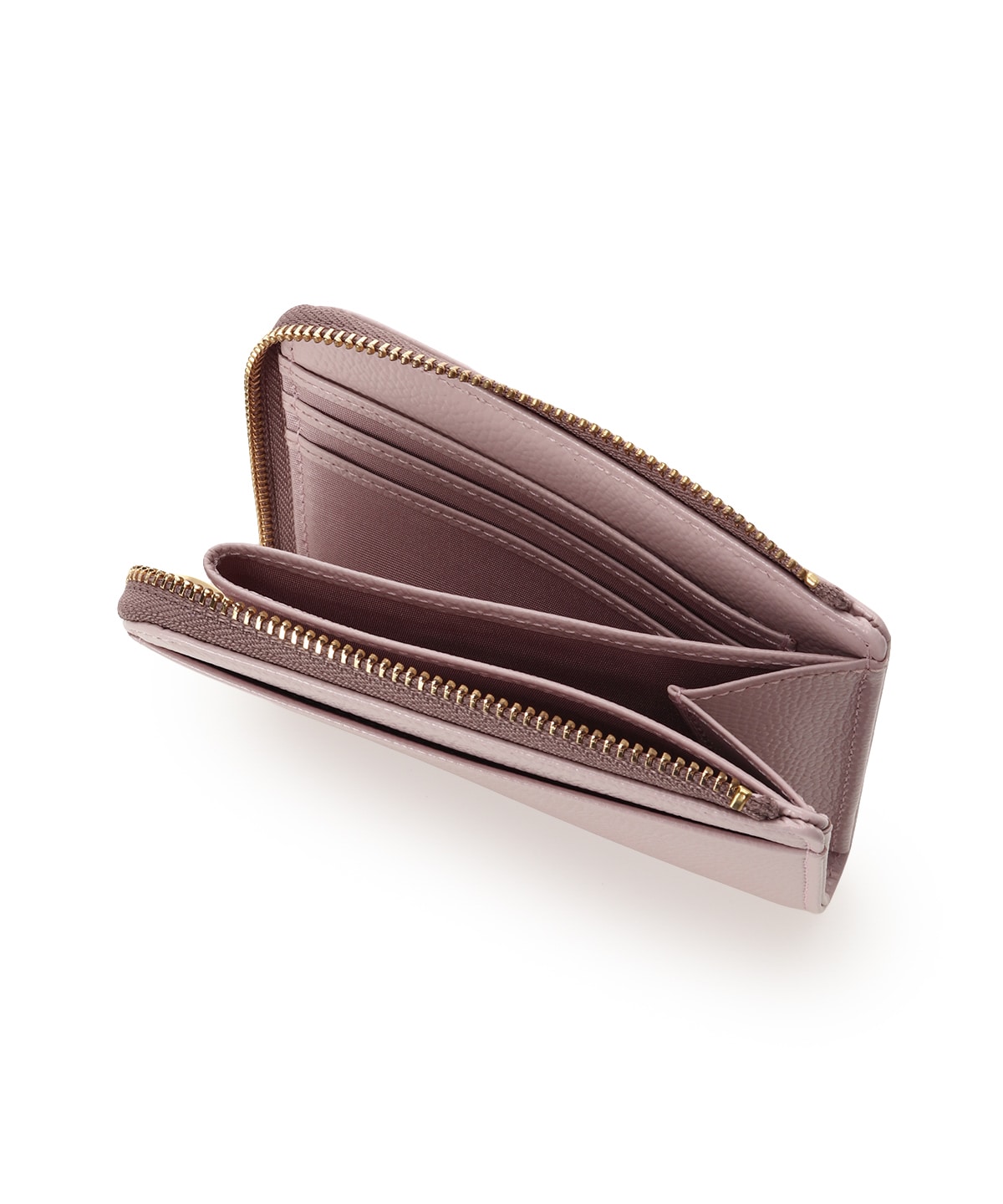 シンプルL字ファスナー 折財布