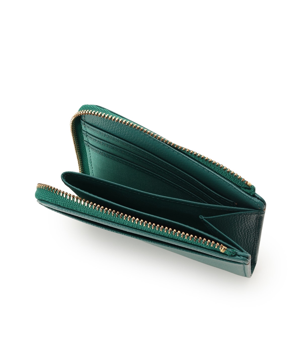 シンプルL字ファスナー 折財布