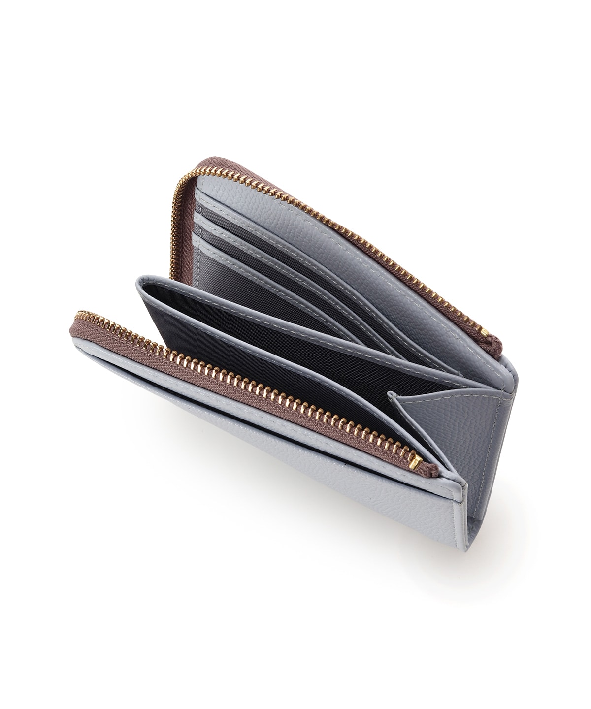 シンプルL字ファスナー 折財布