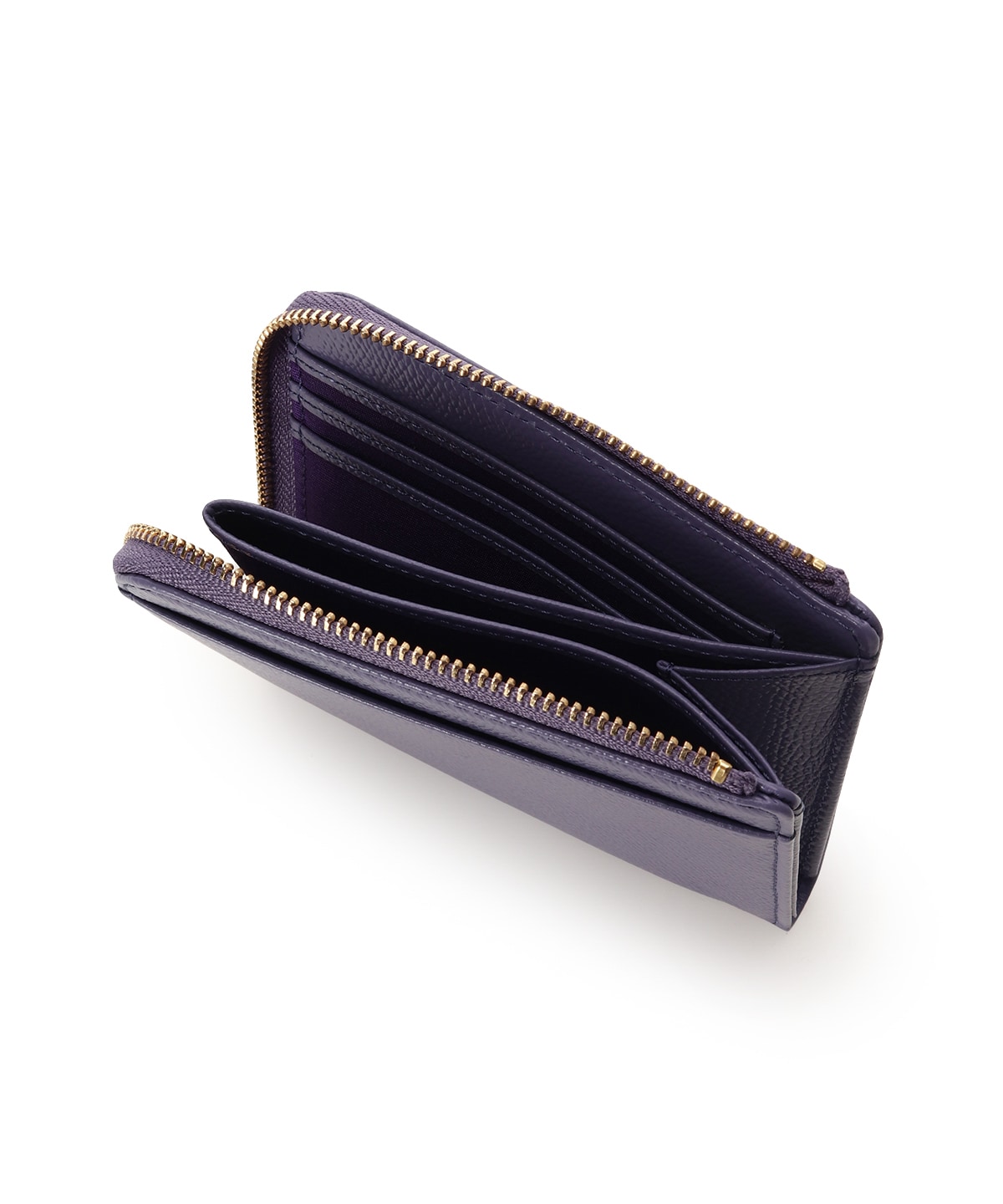 シンプルL字ファスナー 折財布