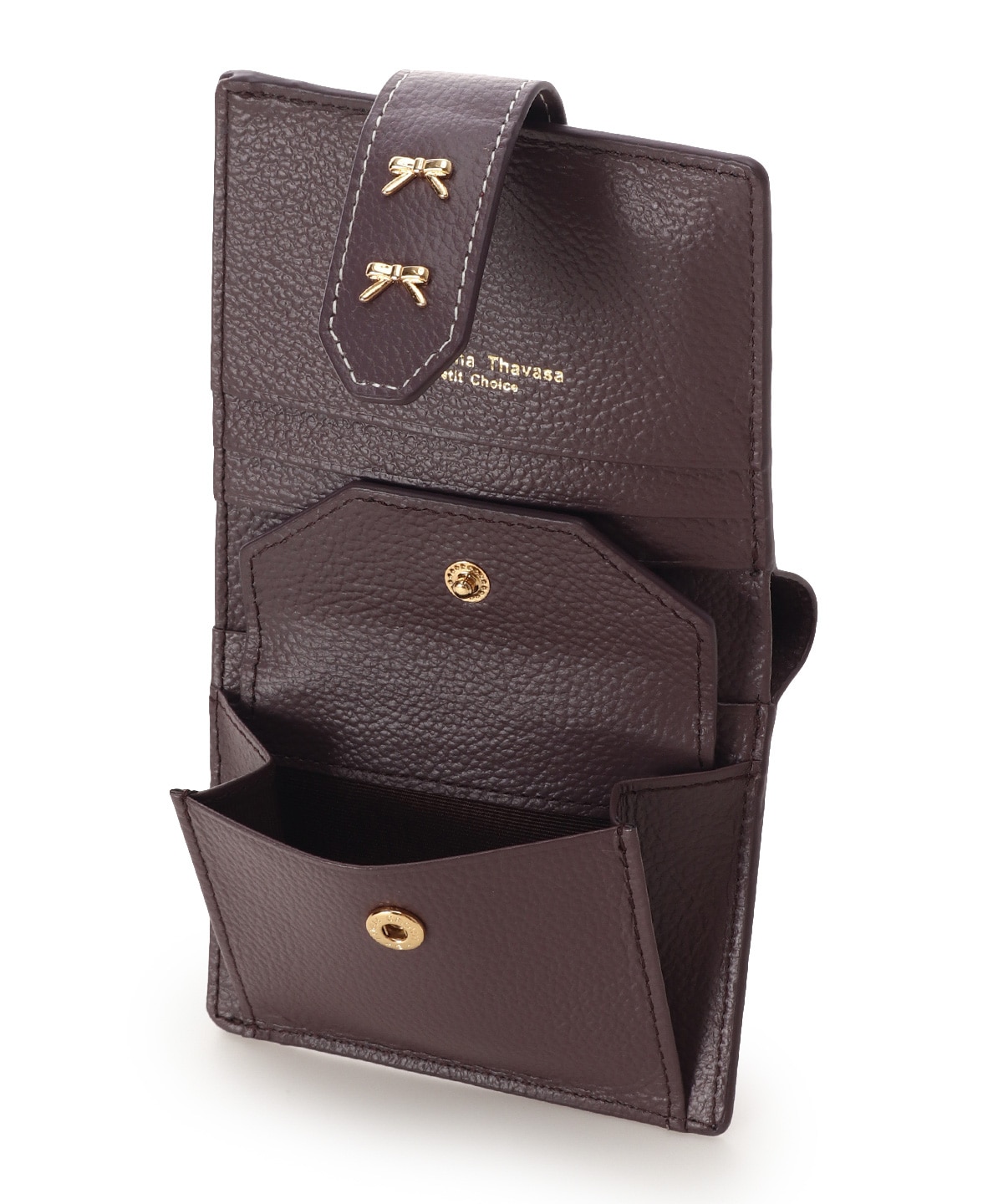 ダブルリボン ミニ財布