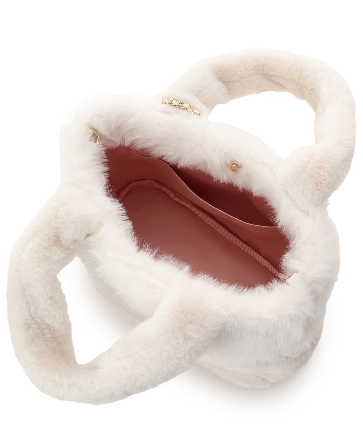 キルティングファーバッグ