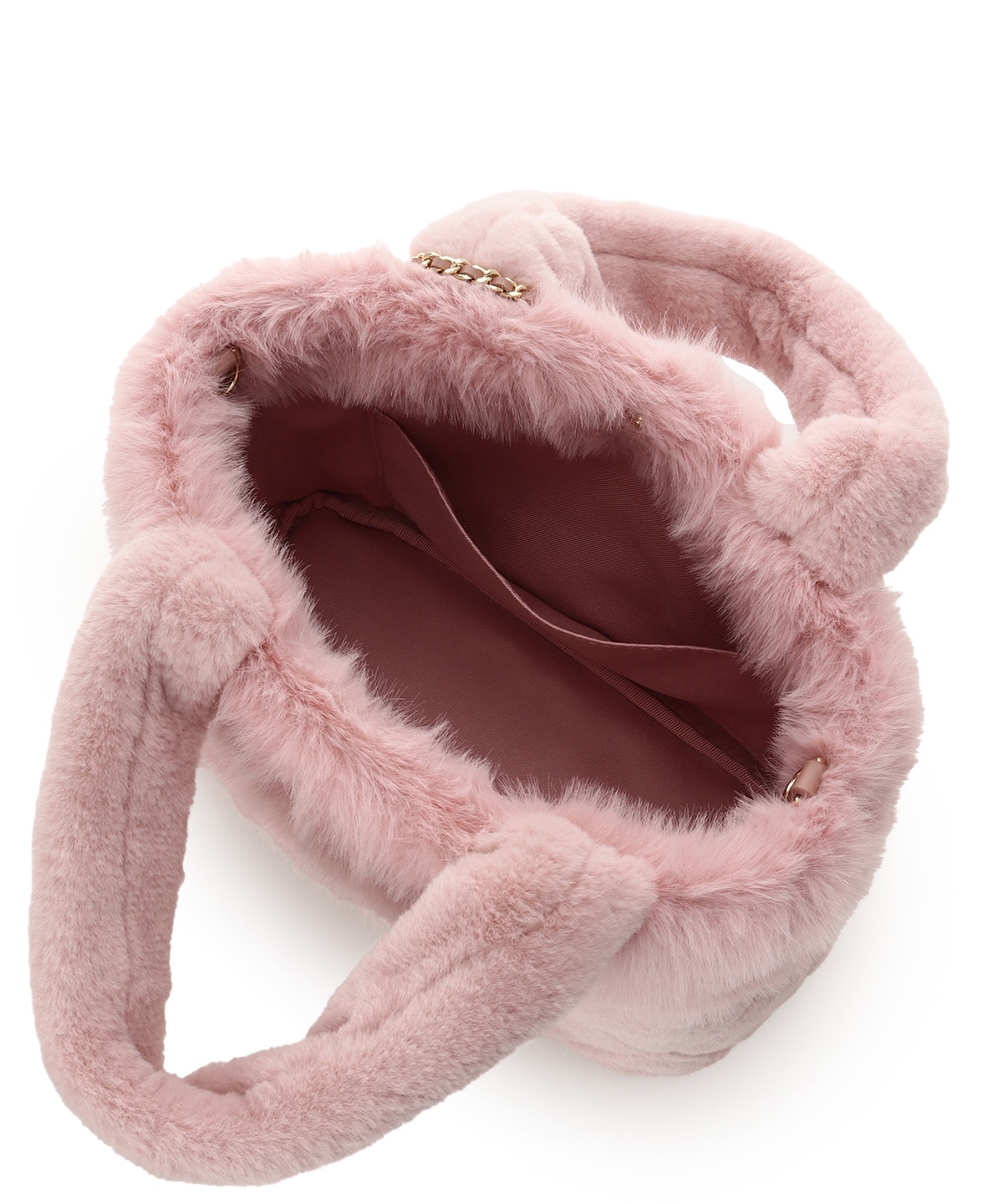 キルティングファーバッグ