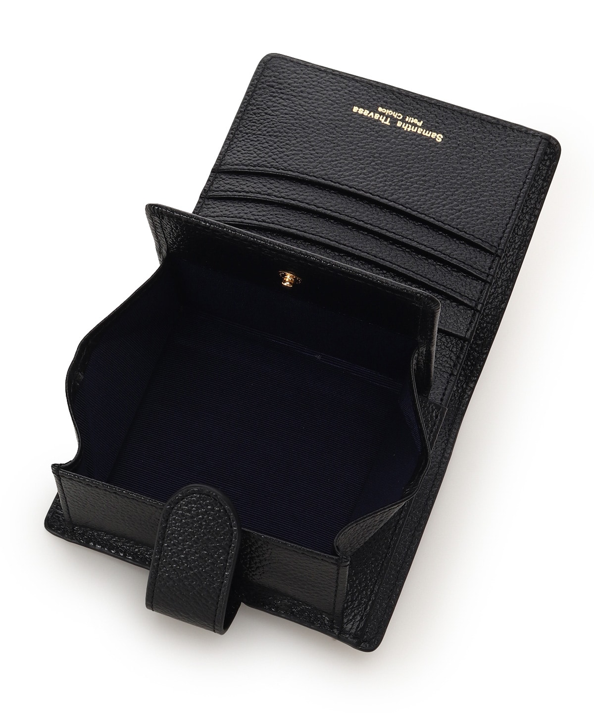 シンプル薄マチ BOX折財布