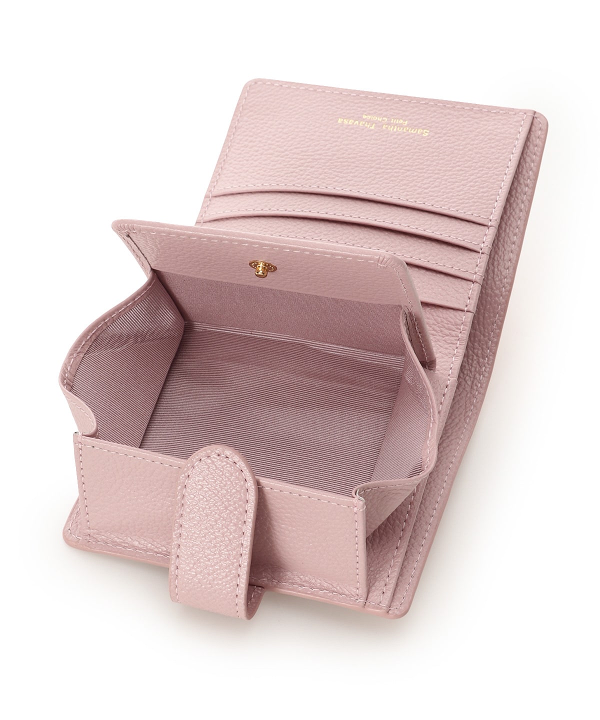 シンプル薄マチ BOX折財布