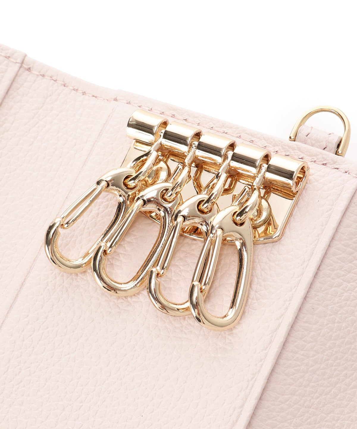 ラメフラワービジュー キーケース