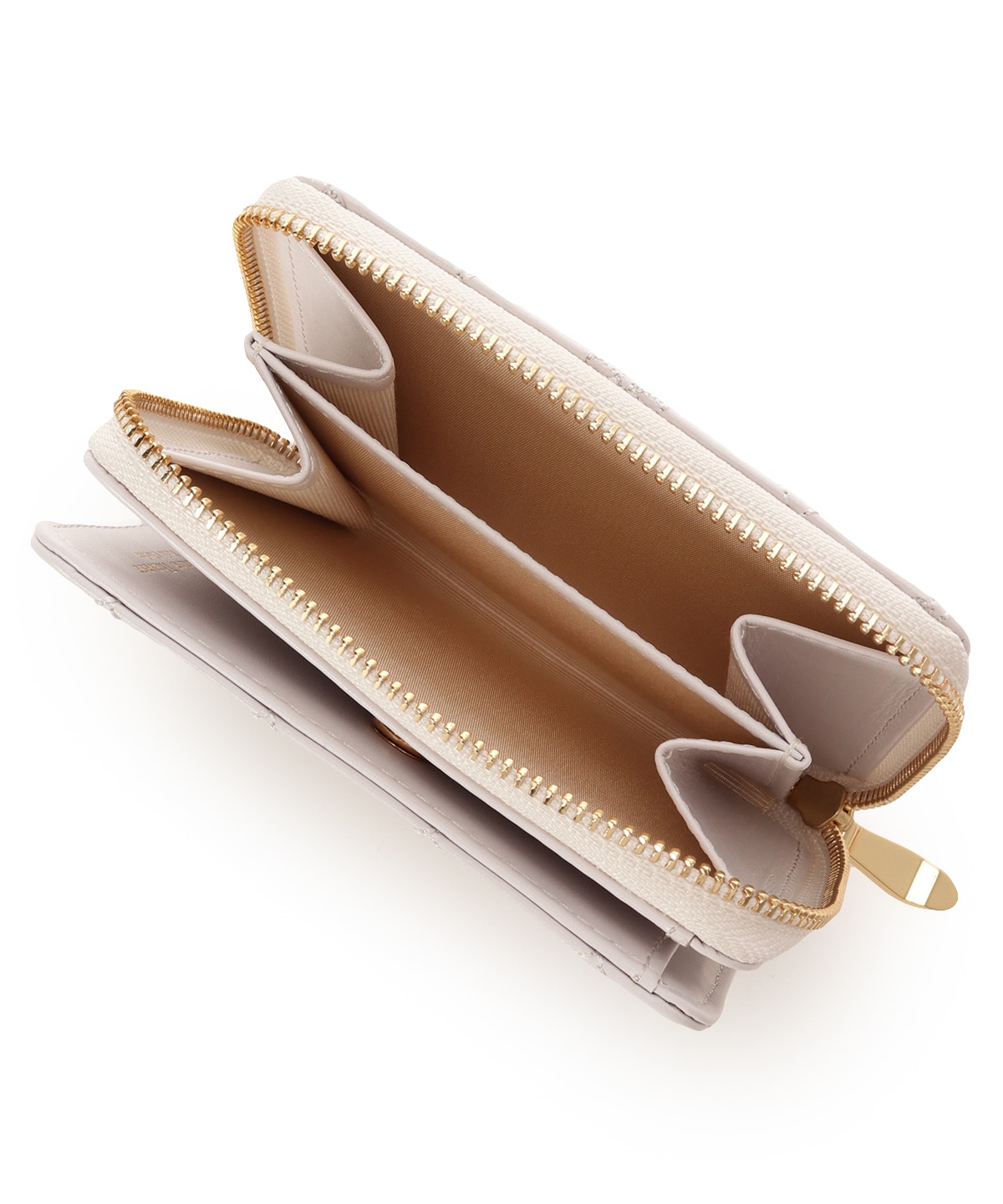 リボンキルト 折財布