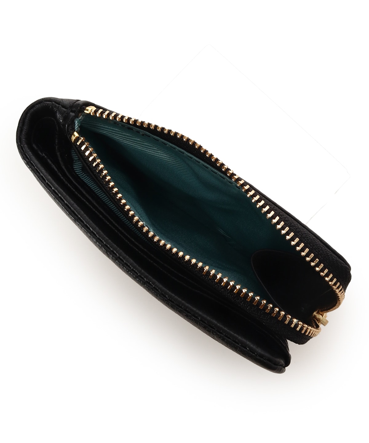 スクエアモチーフソフトレザー 折財布