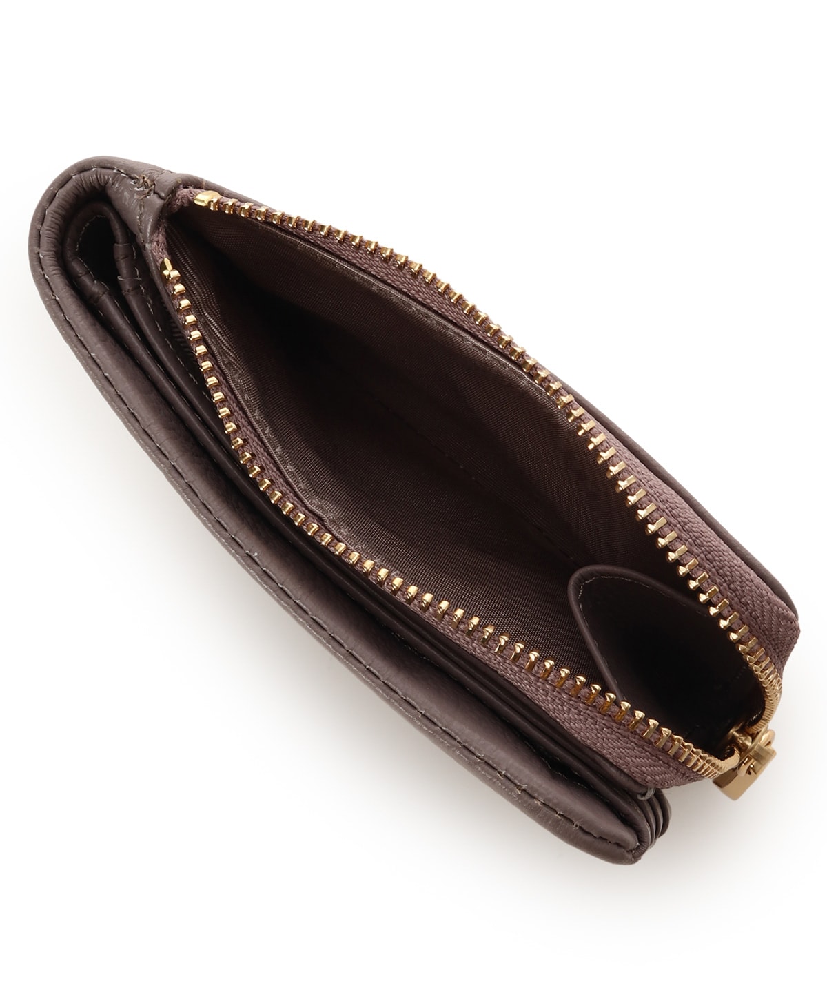 スクエアモチーフソフトレザー 折財布