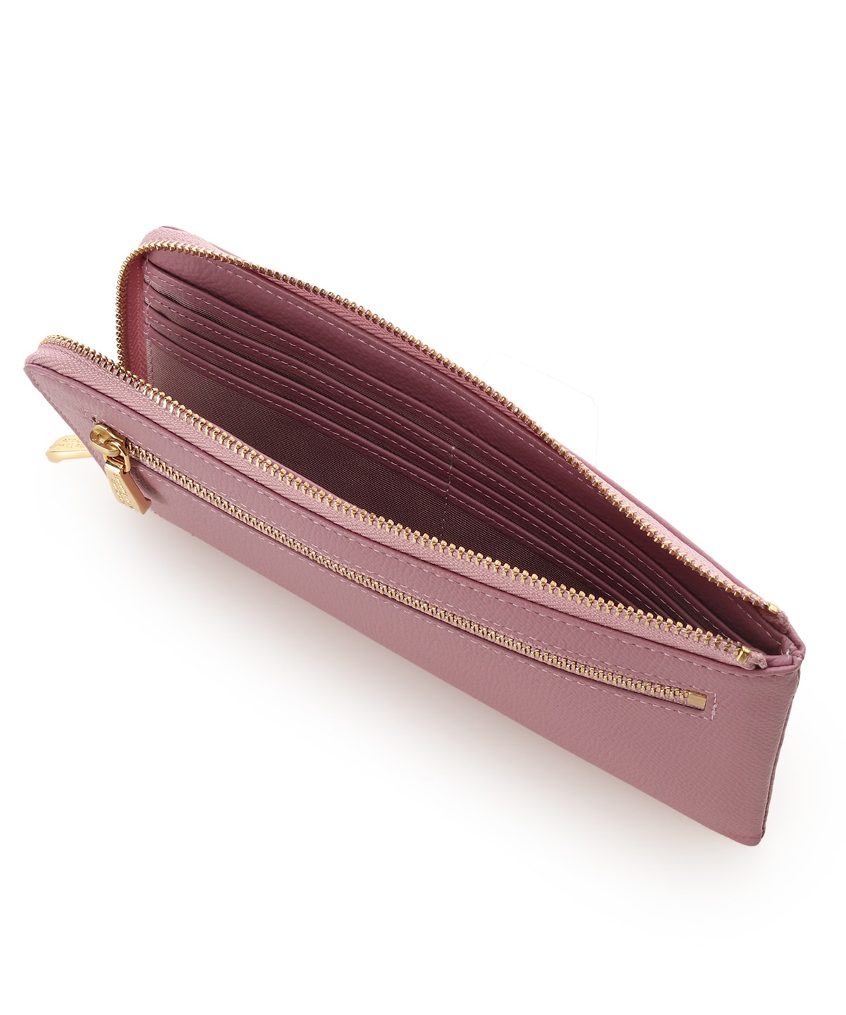 スクエアモチーフソフトレザー 長財布