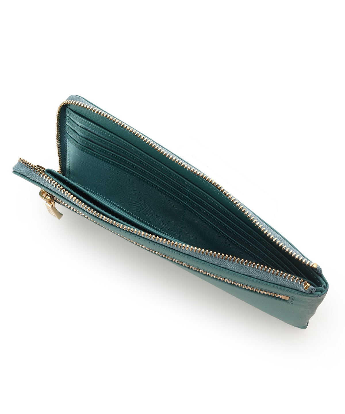 スクエアモチーフソフトレザー 長財布