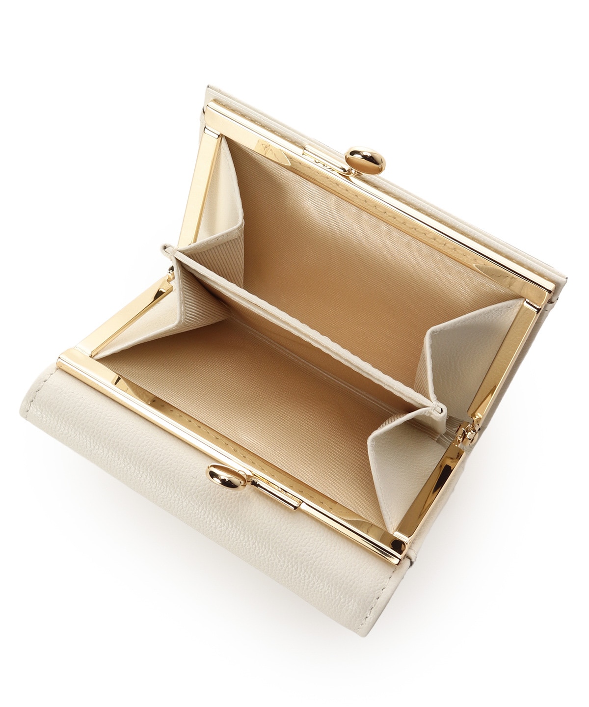 スカラップドット 折財布