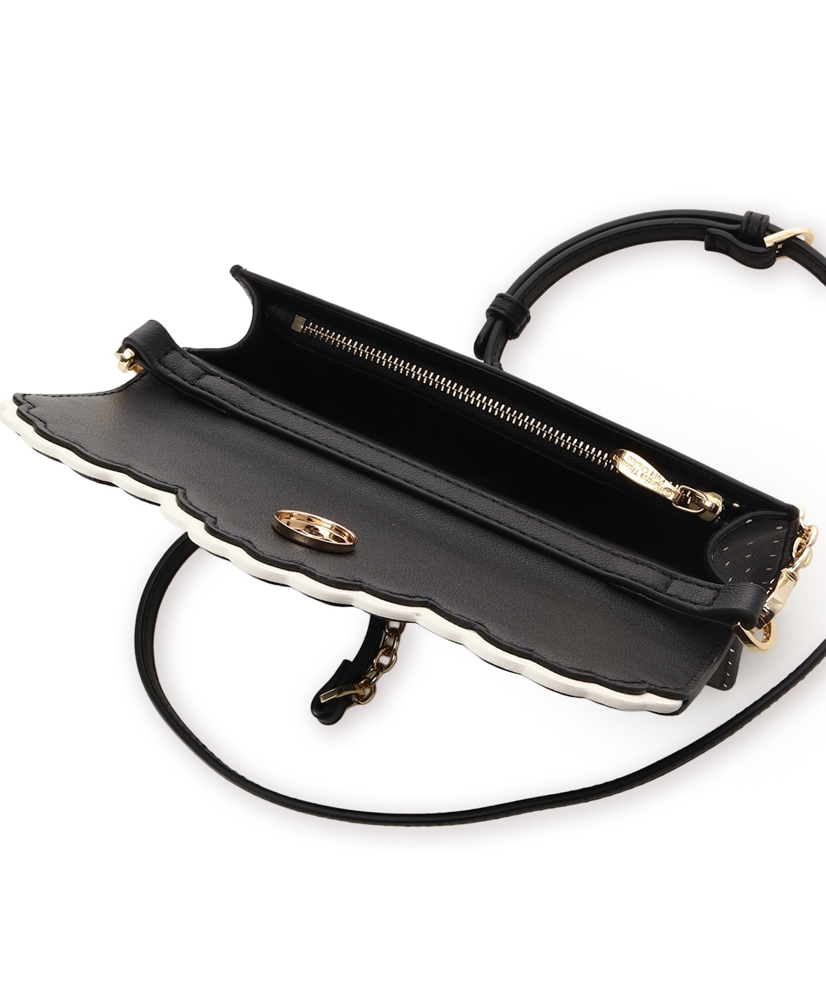 スカラップドット ウォレットショルダー