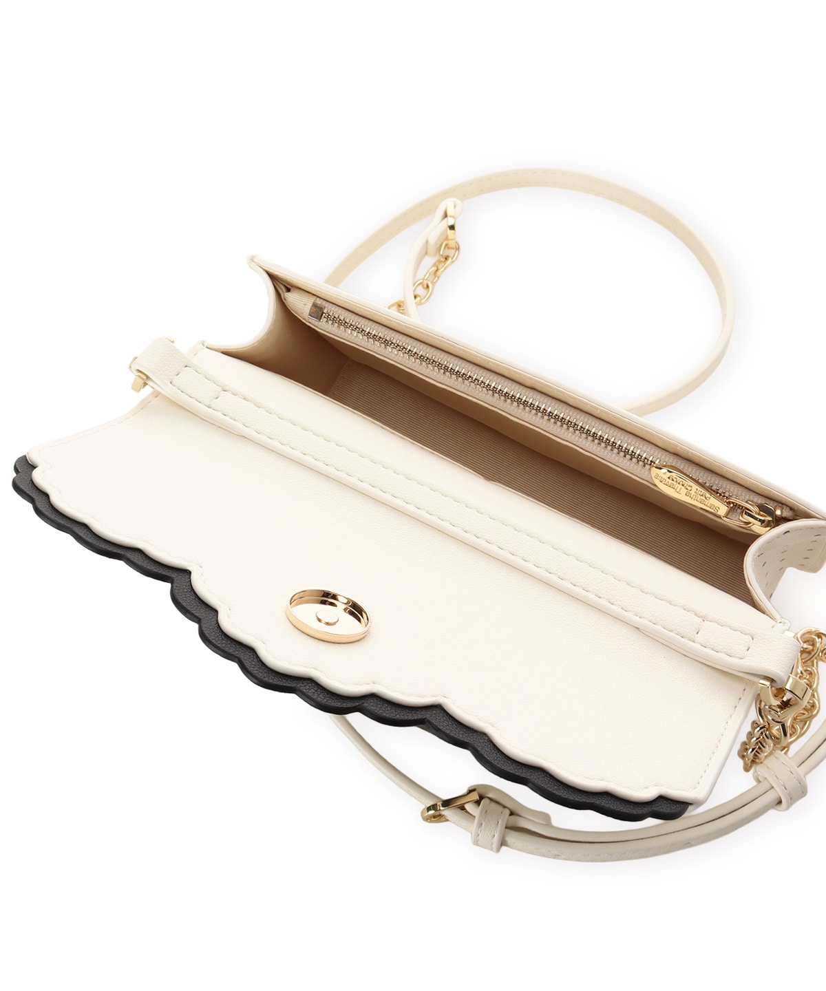 スカラップドット ウォレットショルダー