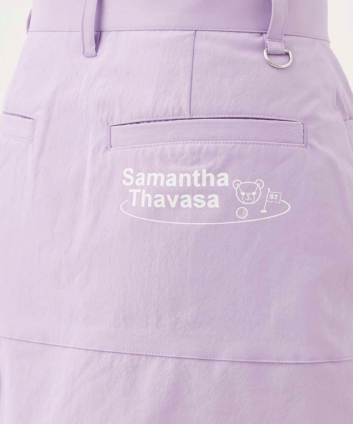 ハートボタンプリーツスコート