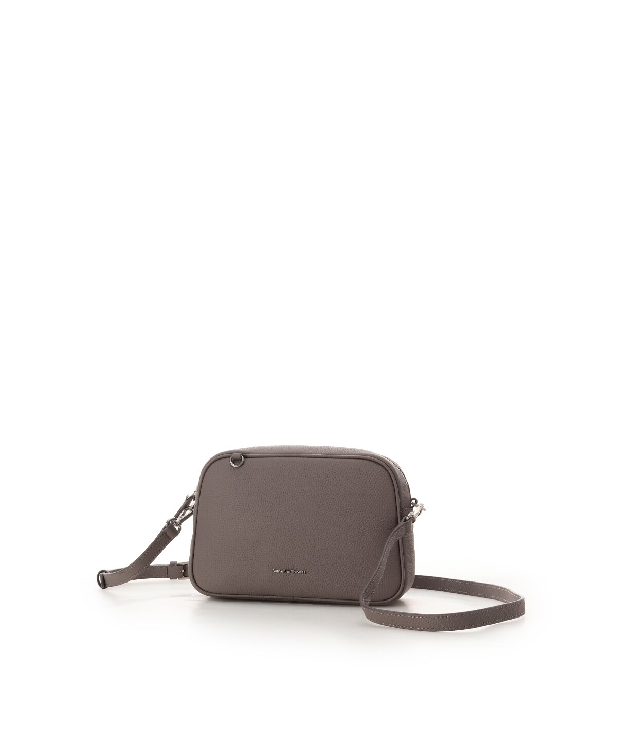 シンプルデザインソフトレザー ショルダーバッグ