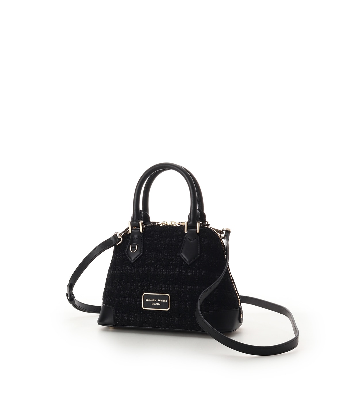 [Holiday Collection]ファンシーツイード ハンドバッグ