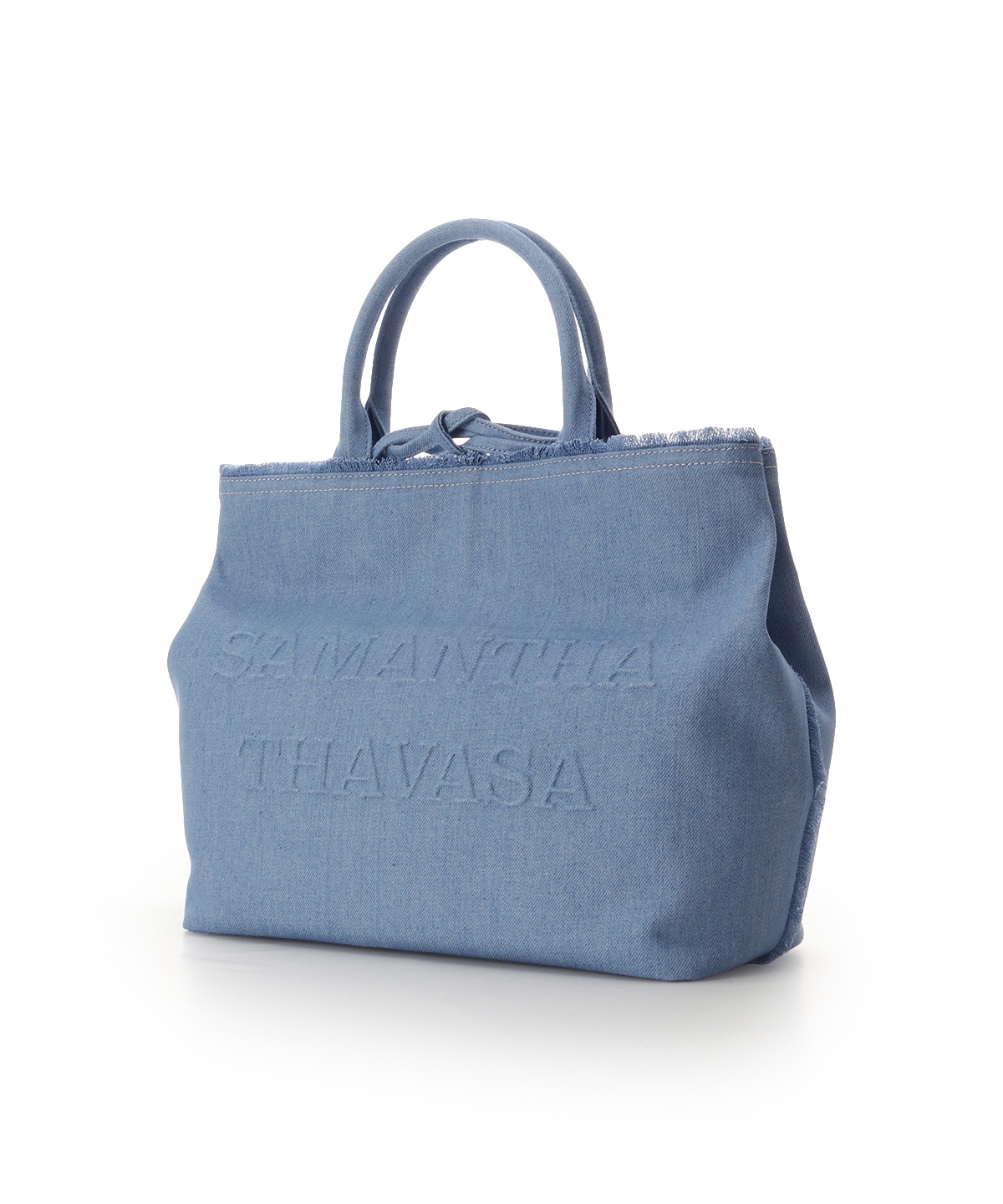 リングムラ糸デニムバッグ