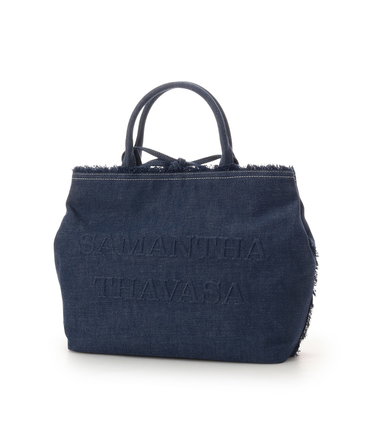 リングムラ糸デニムバッグ