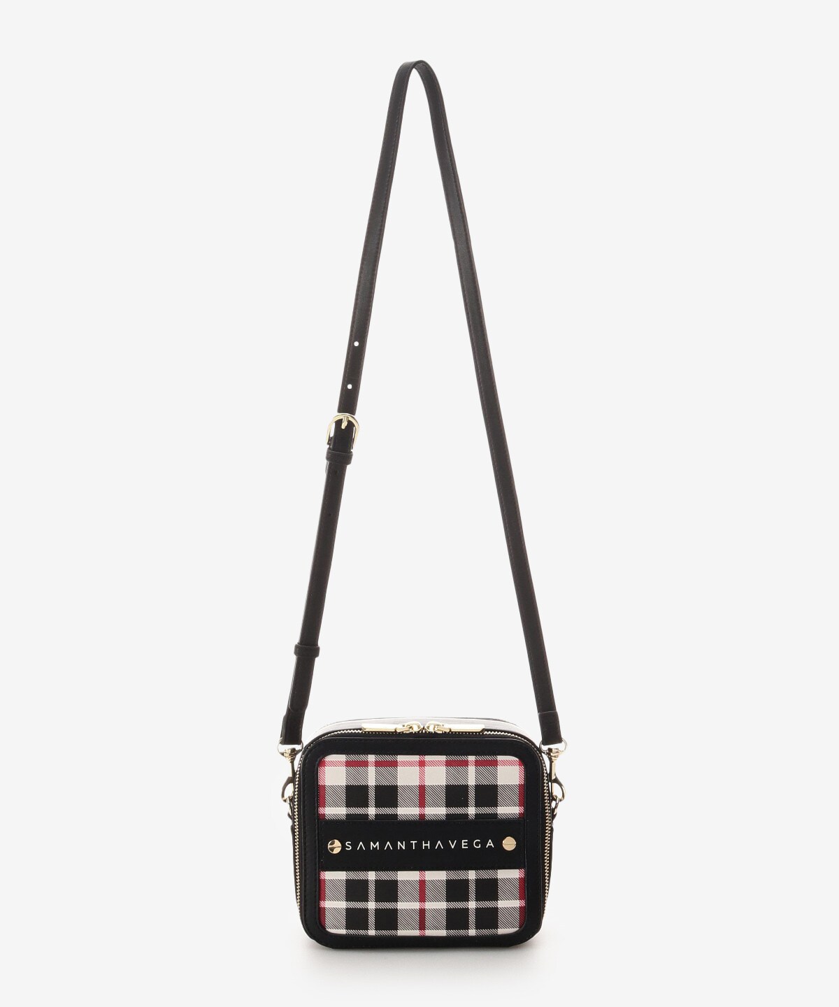 チェックbox型ショルダーバッグ Free ブラック Samanthavegaサマンサタバサ公式オンラインショップ