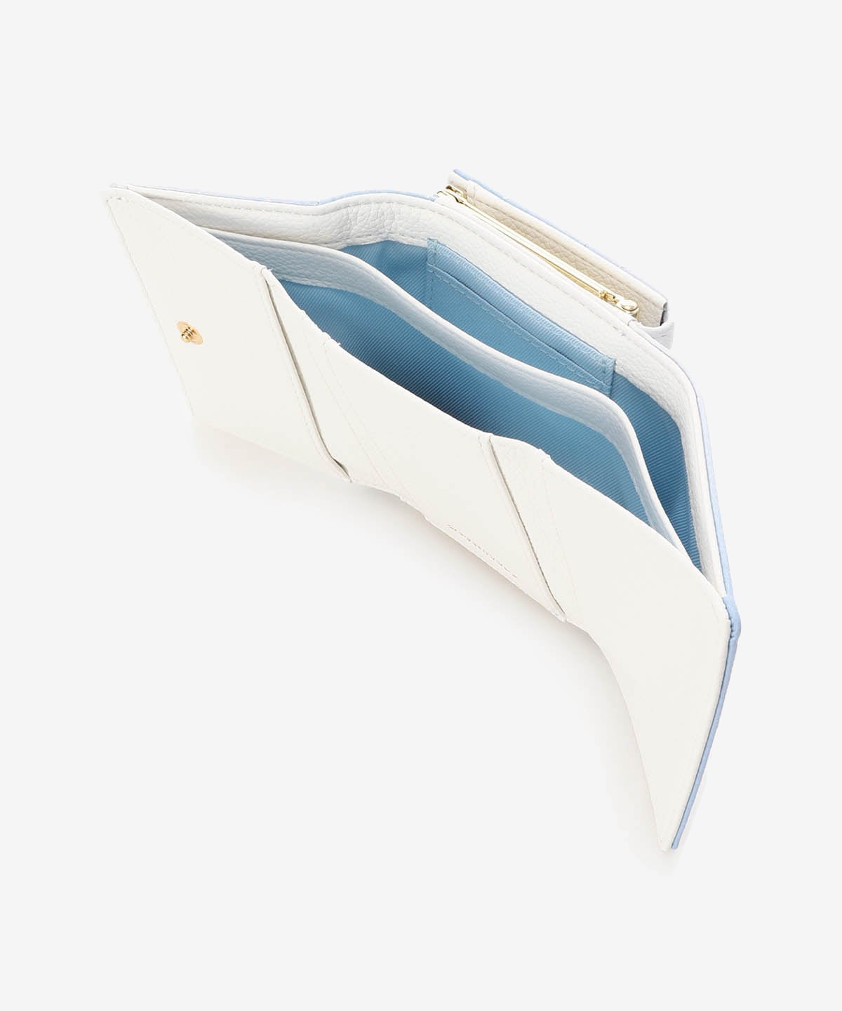 グラデーションパールフラッター折財布