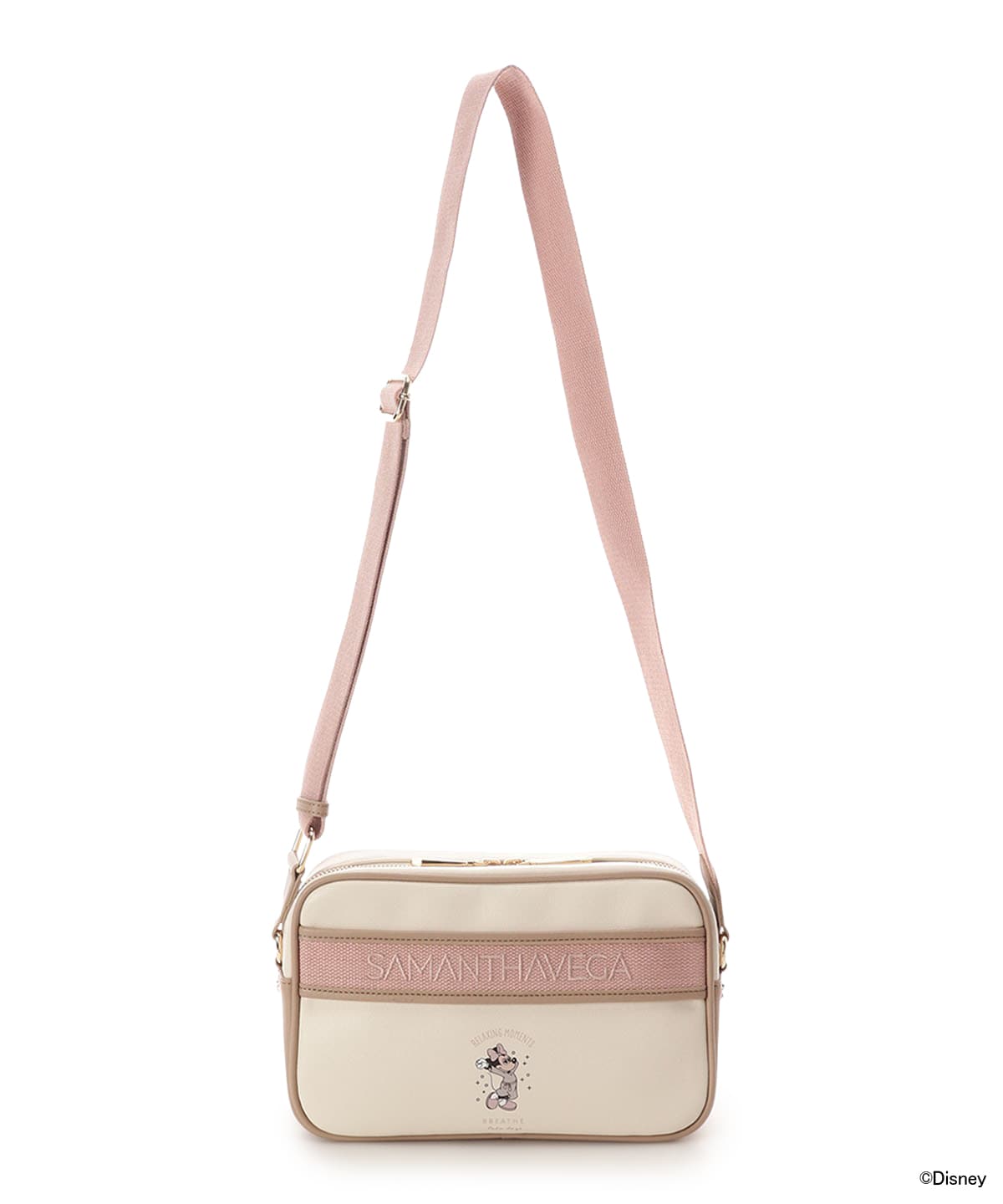 SAMANTHAVEGA/DISNEY DREAM TRAVELコレクション　ロゴテープショルダーバッグ